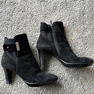 Aquatalia Black Ankle Boots